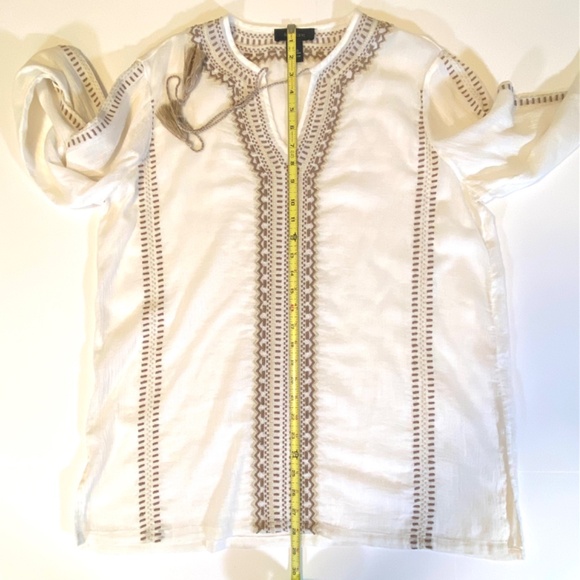 Karen Kane Boho Gorpcore Granola Earthy Women’s Small Peasant Top - Picture 11 of 14